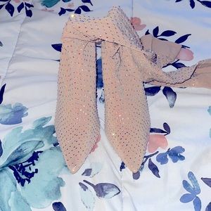 Fashion Nova Sock Over the Knee Boots (Sz9) *New